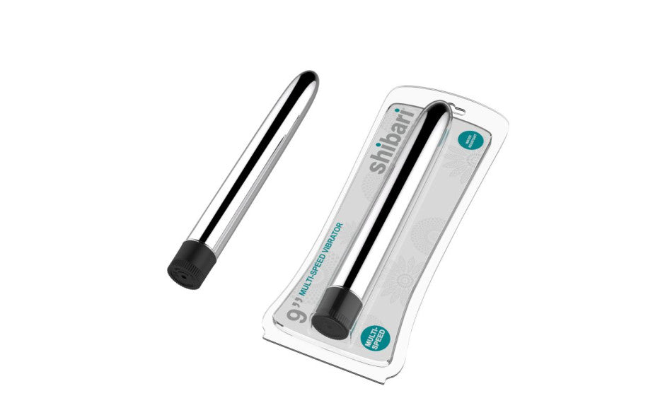 Shibari Multi-Speed Vibrator 9in Silver