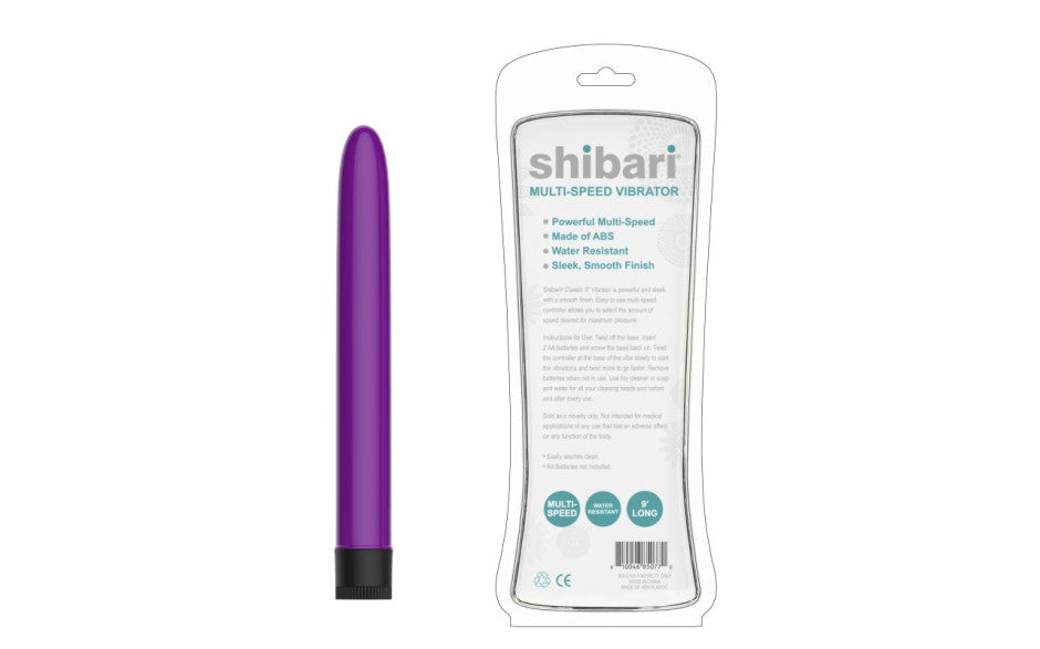 Shibari Multi-Speed Vibrator 9in Purple