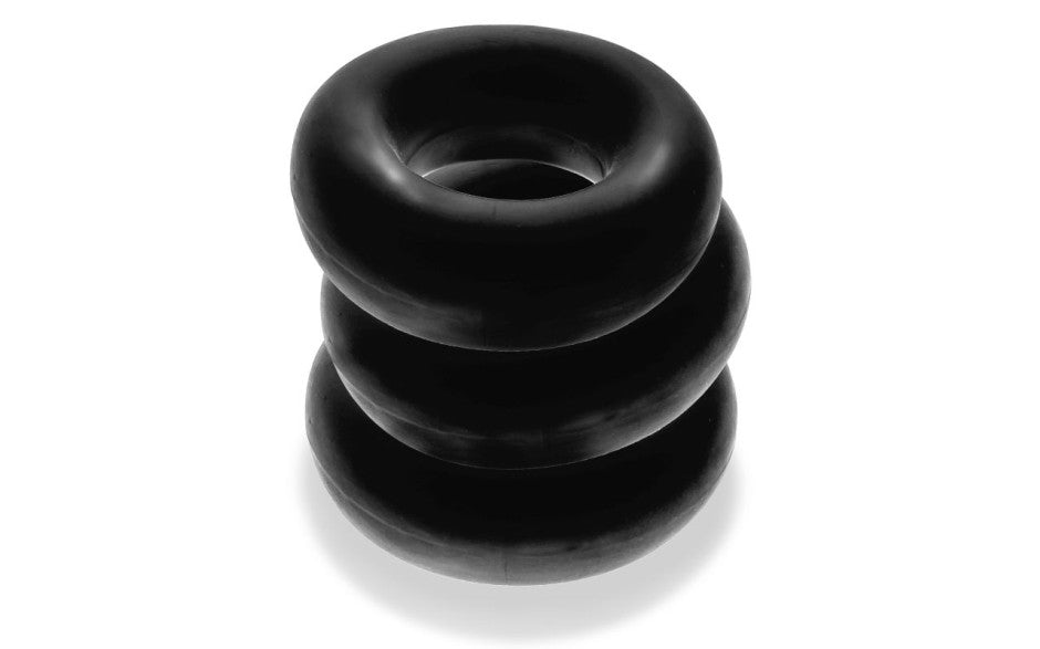 Fat Willy 3 Pc Jumbo Cockrings Black