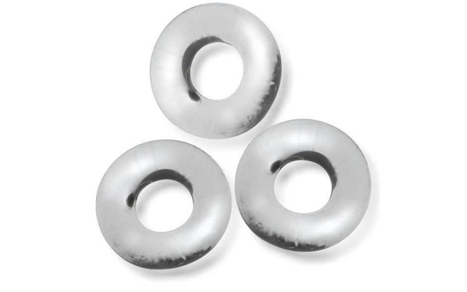 Fat Willy 3 Pc Jumbo Cockrings Clear