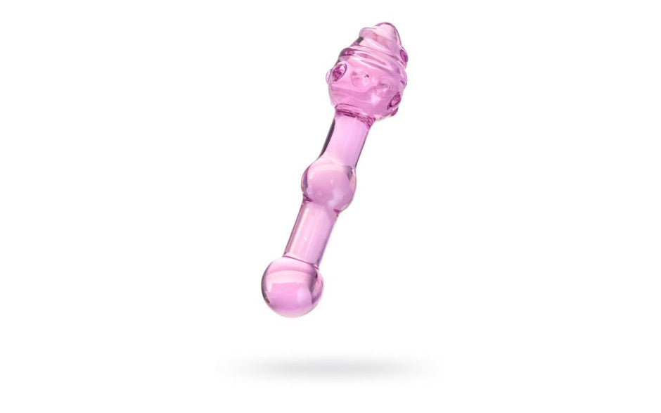 Sexus Glass Dildo Pink 17cm