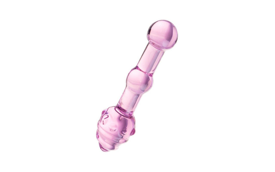 Sexus Glass Dildo Pink 17cm