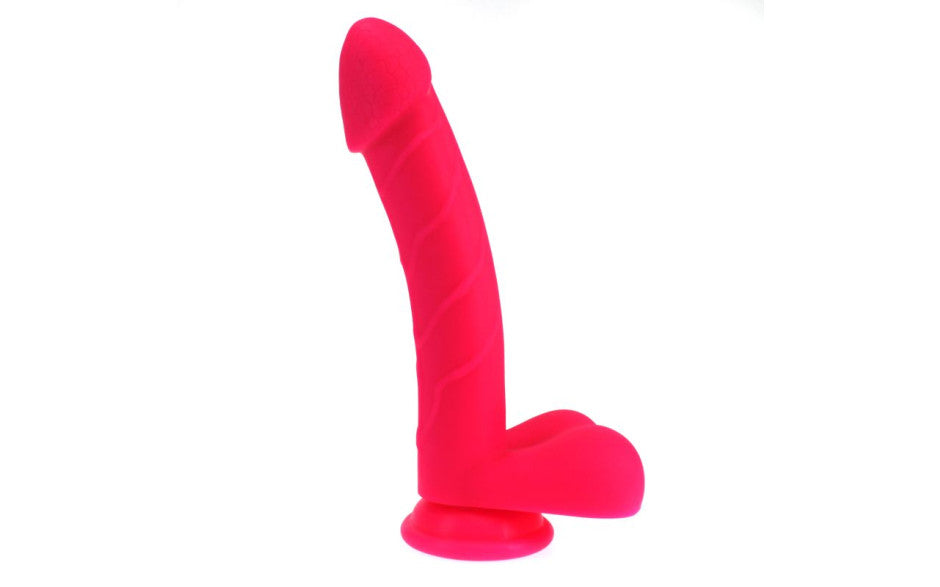 Realistic Cock w Balls Pink