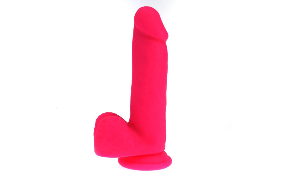 Thick Realistic Cock w Balls Pink