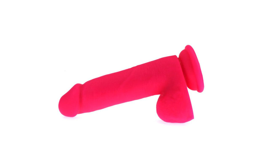Thick Realistic Cock w Balls Pink