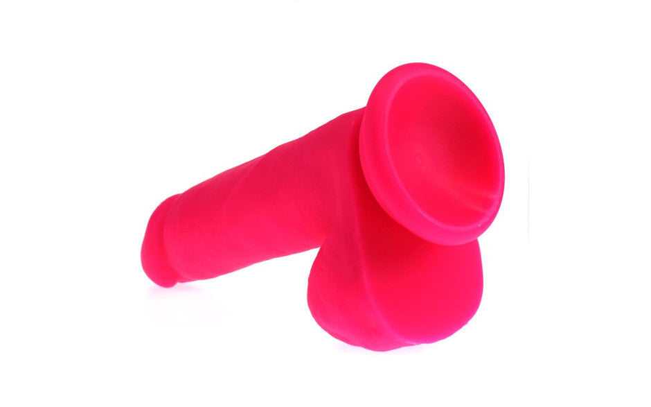 Thick Realistic Cock w Balls Pink