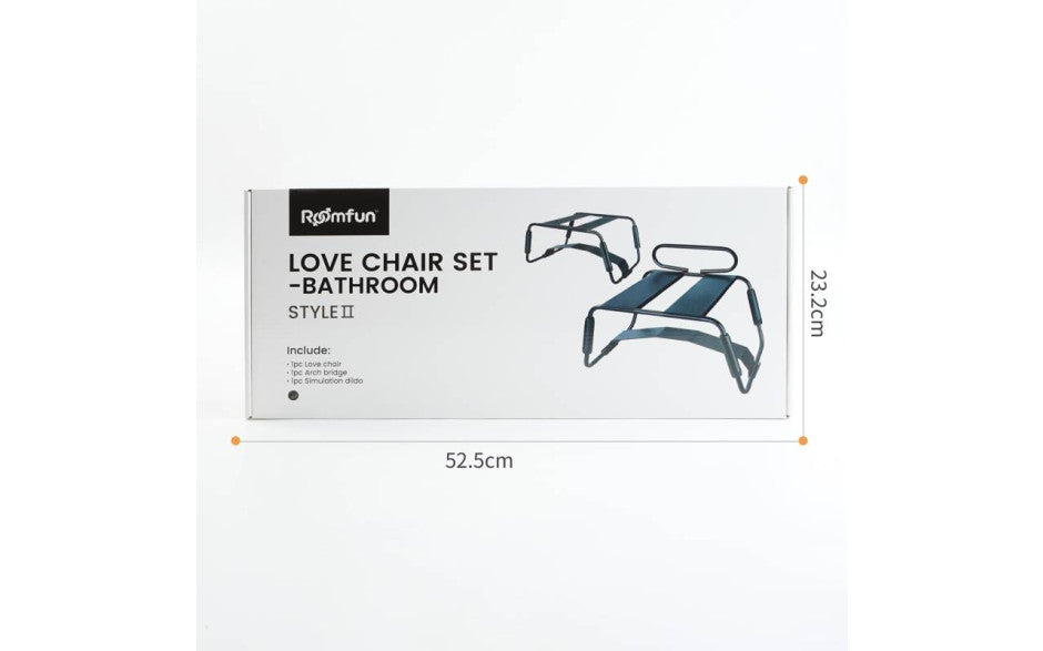 Sex Chair Adjustable Height Black w Arch Bridge