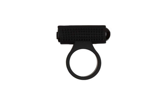 Power Bullet Cosmic Cock Ring w Bullet Black