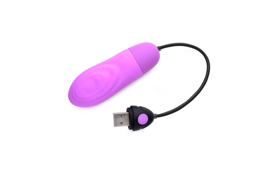 7X Pulsing Rechargeable Bullet Purple