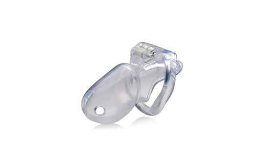 Clear Captor Chastity Cage Large