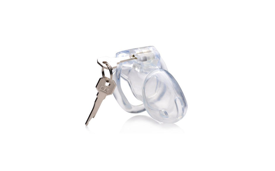 Clear Captor Chastity Cage Medium