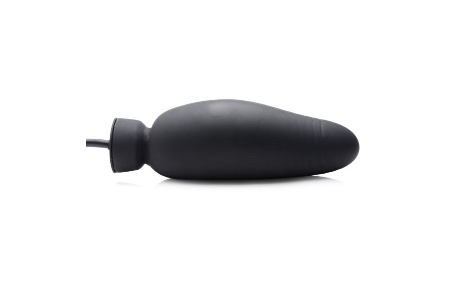 Dick Spand Inflatable Silicone Dildo Black