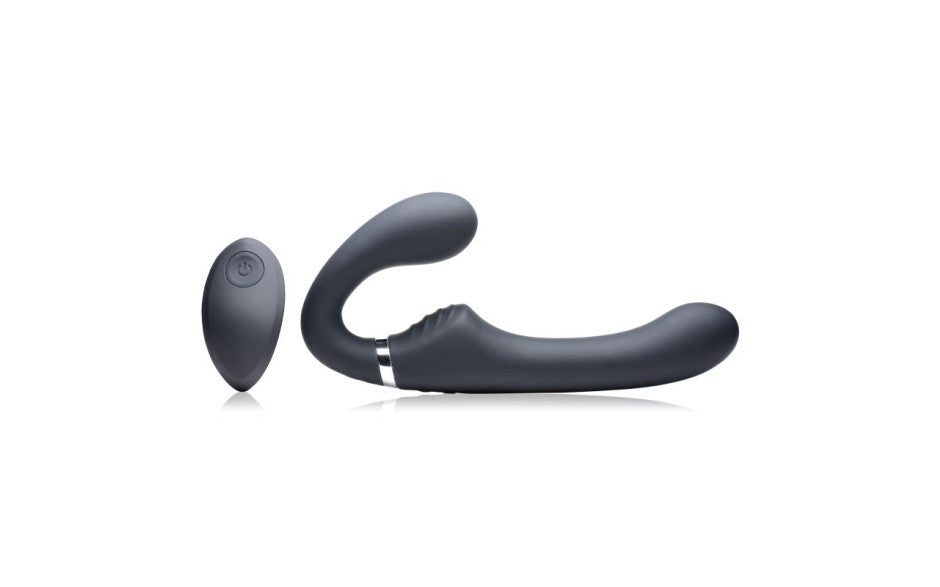 Mighty Rider 10X Strapless Strap-On Black w Remote