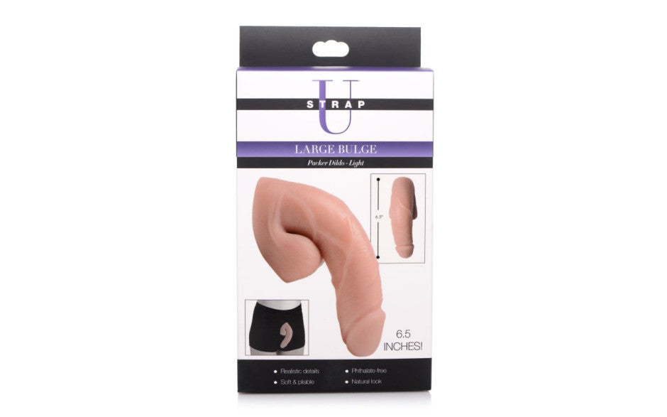 Large Bulge Soft Packer Dildo Light Skin Tone