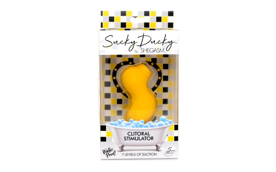 Sucky Ducky Silicone Clitoral Stimulator Yellow