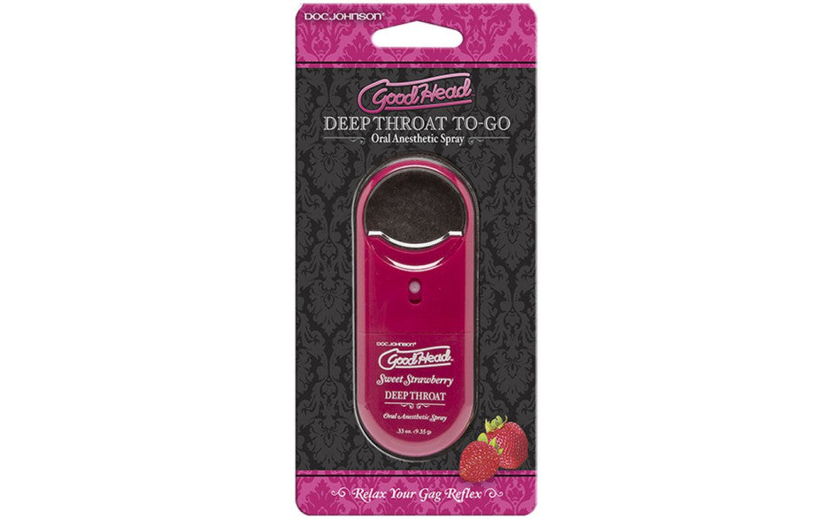 GoodHead To-Go Deep Throat Spray Sweet Strawberry 9ml