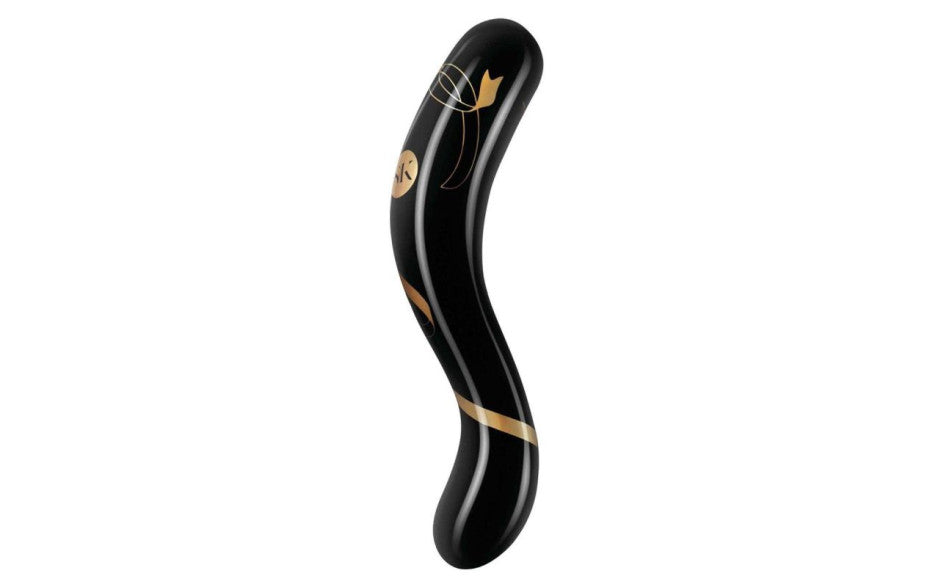 Secret Kisses Handblown Double Ended Dildo 7in