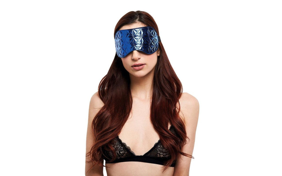 Whip Smart Diamond Blindfold Blue
