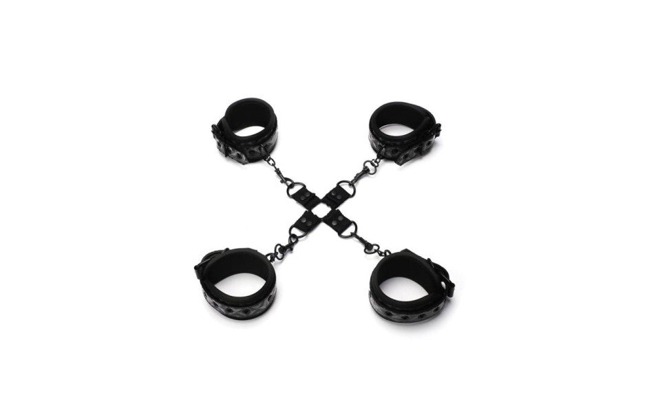 Whip Smart Diamond Hogtie Restraint Black