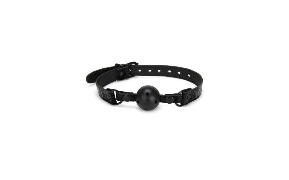 Whip Smart Diamond Deluxe Ball Gag Black
