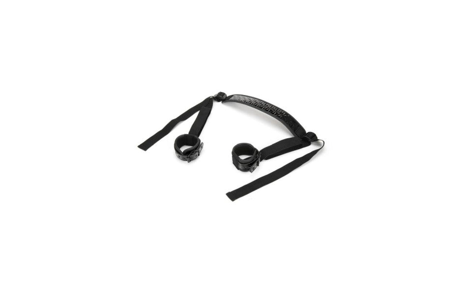 Whip Smart Diamond Deluxe Sex Swing w Ankle Restraints Black