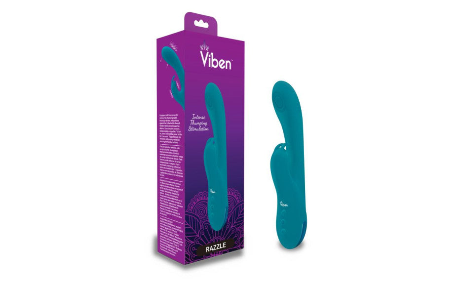 Viben Razzle Rechargeable Thumping Rabbit Ocean