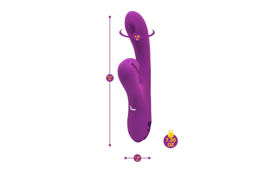 Viben Dazzle Rechargeable Thumping Rabbit Berry