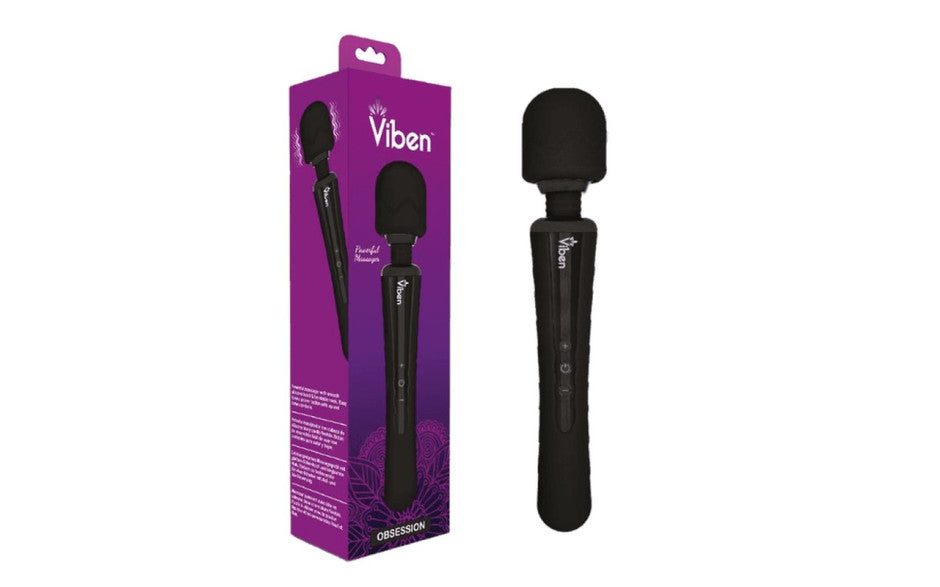 Viben Obsession Rechargeable Wand Massager Black