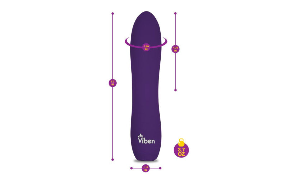 Viben Vivacious Rumble Motor Rechargeable Bullet Violet