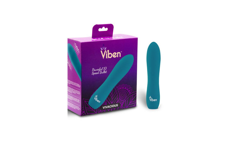Viben Vivacious Rumble Motor Rechargeable Bullet Ocean