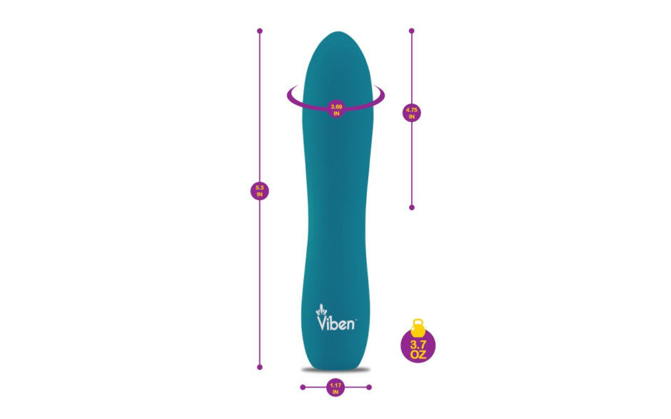 Viben Vivacious Rumble Motor Rechargeable Bullet Ocean