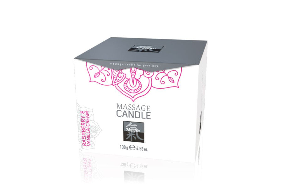 Shiatsu Massage Candle Raspberry Vanilla
