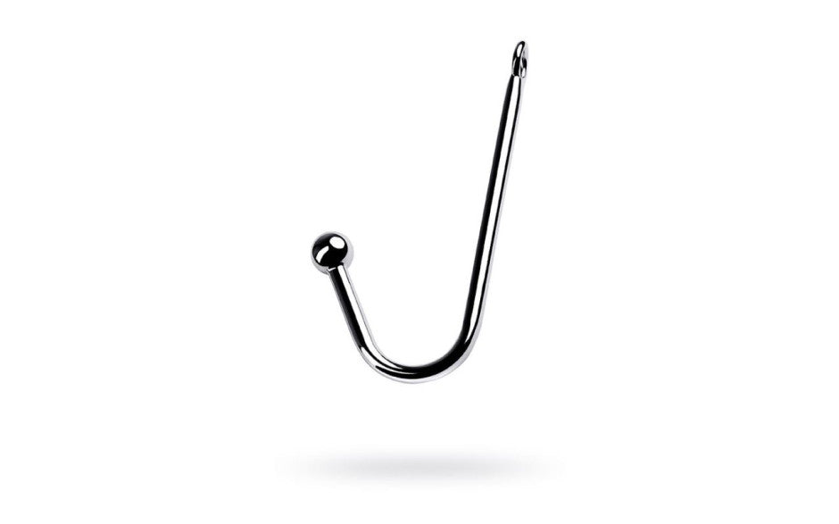Silver Metal Anal Hook w Ball