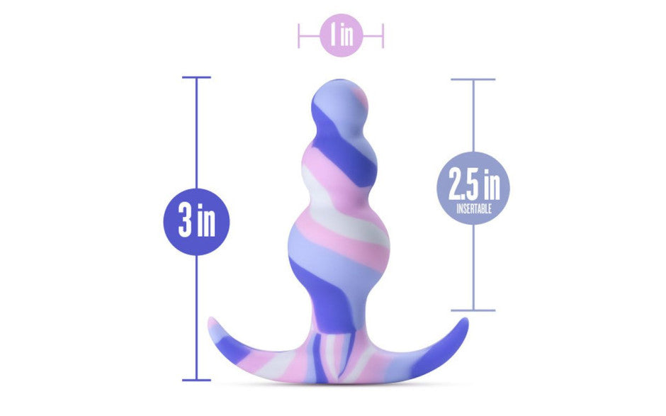 Avant Twilight Blue Silicone Butt Plug
