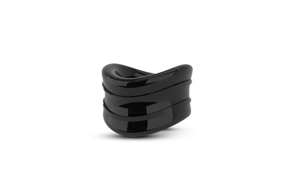 Stay Hard Beef Ball Stretcher Snug 1in Black