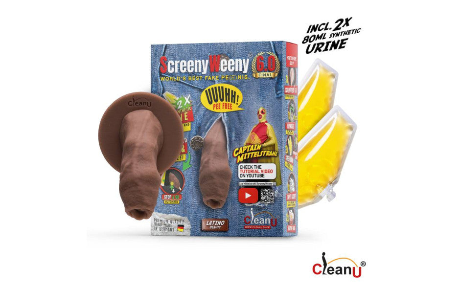 Screeny Weeny 6.0 Uncut Latino Brown