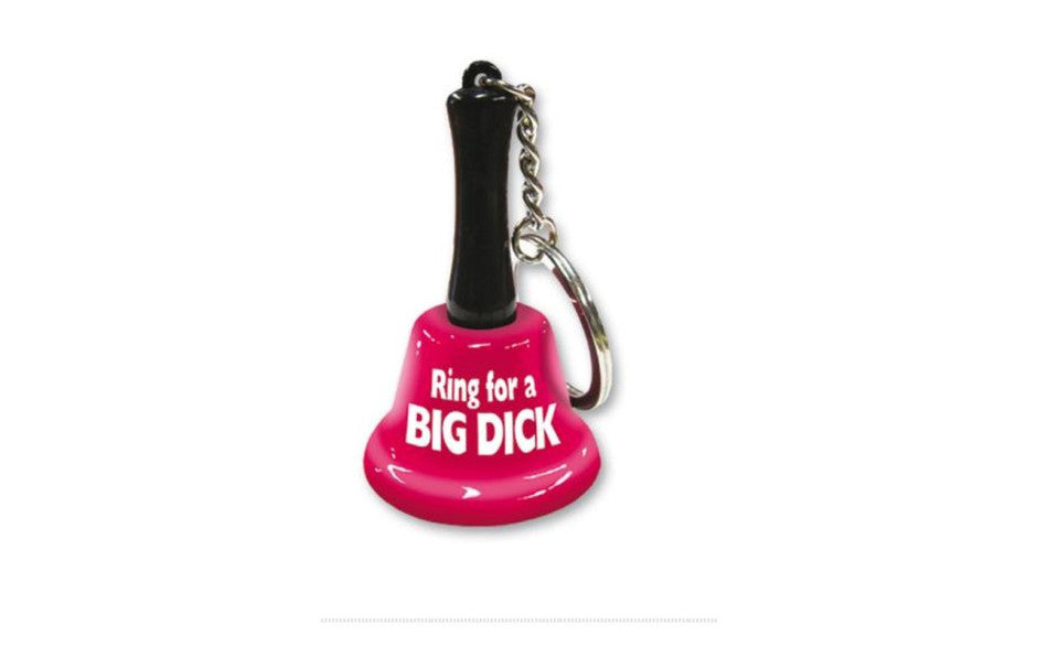 Ring For A Big Dick Mini Bell Keychain