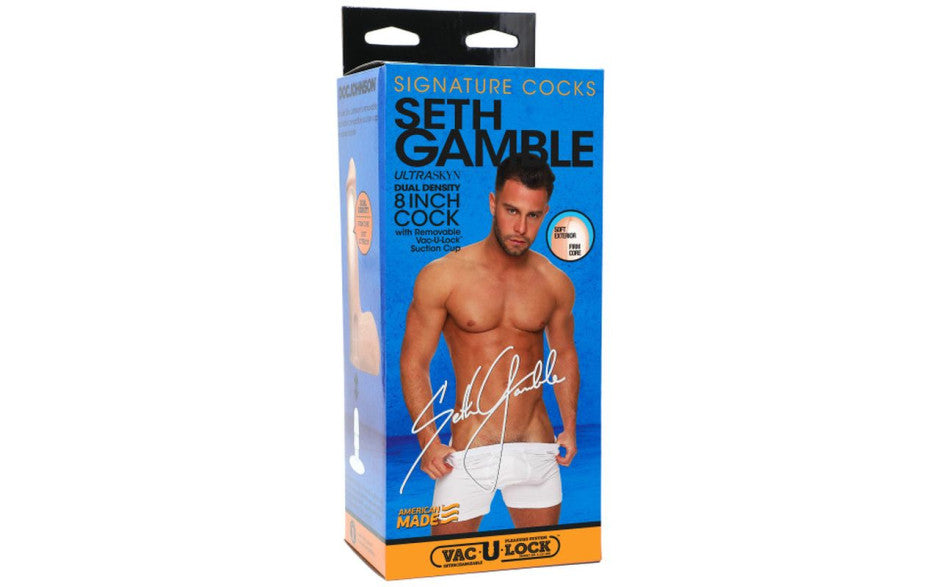 Seth Gamble Ultraskyn Cock Vanilla 8in