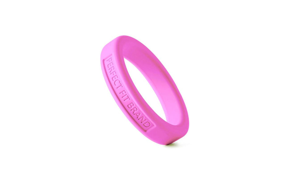 Classic Silicone Medium Stretch Penis Ring 44mm Pink