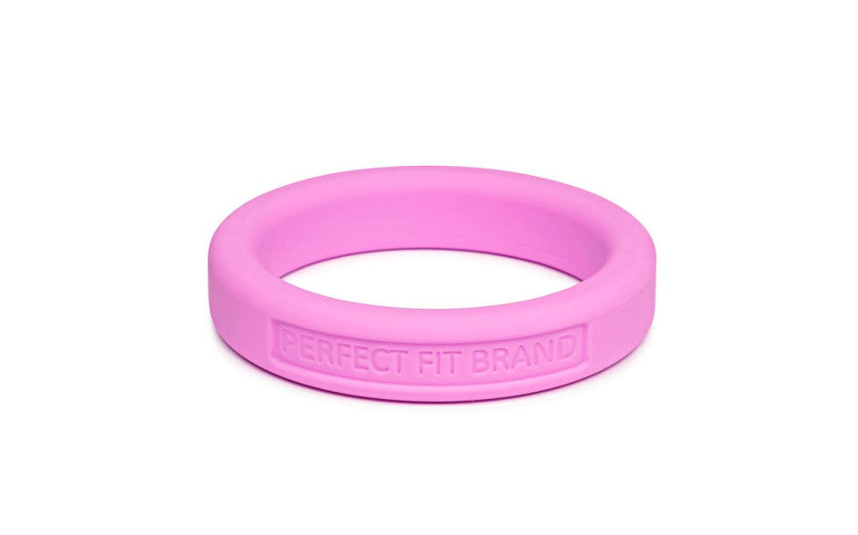 Classic Silicone Medium Stretch Penis Ring 44mm Pink