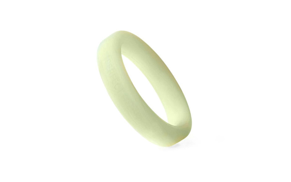 Classic Silicone Medium Stretch Penis Ring 44mm Glow In The Dark