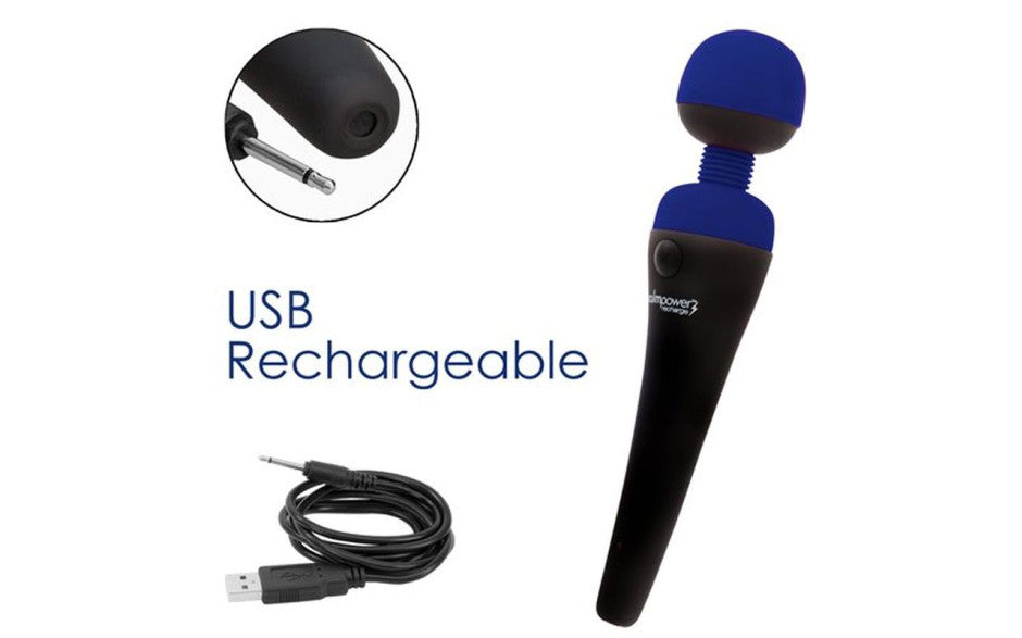 PalmPower Massage Wand Blue