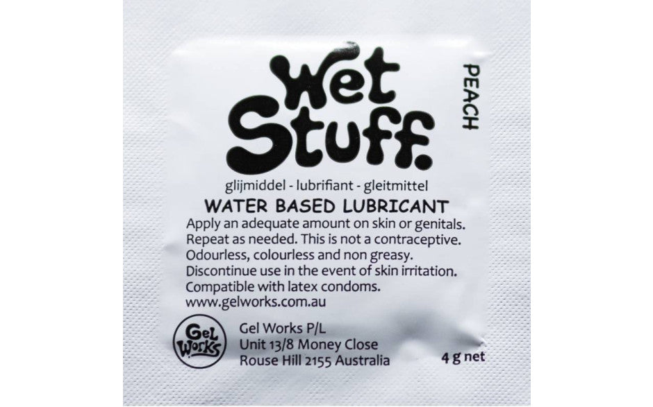 Wet Stuff Peach Sachets 4g (100pk)