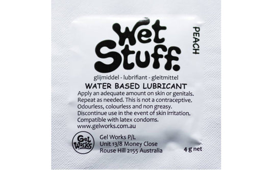 Wet Stuff Peach Sachets 4g (100pk)