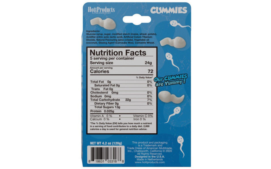 Cummies Sperm Shaped Gummies