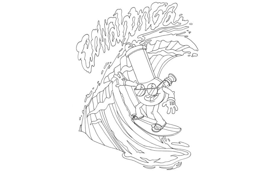High AF Colouring Book
