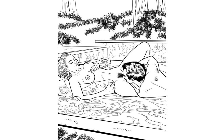 Oral Sex Colouring Book