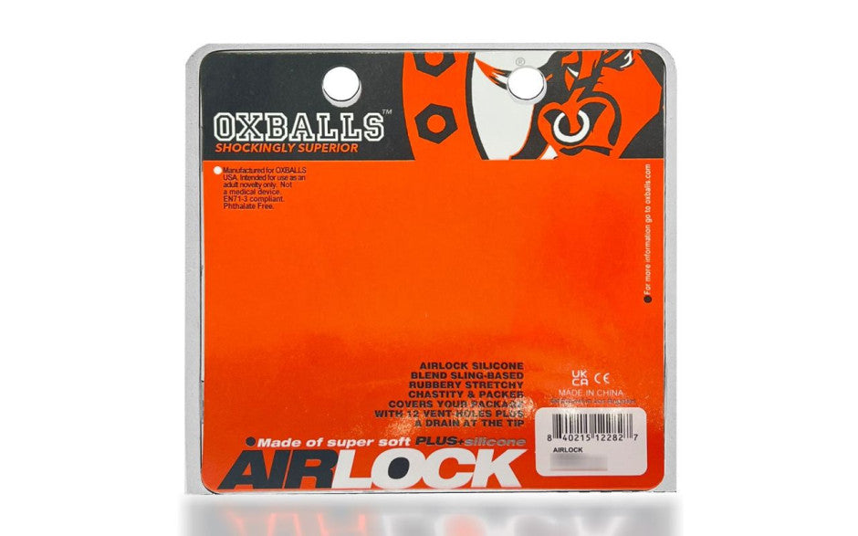 Airlock Air-Lite Vented Chastity Clear Ice