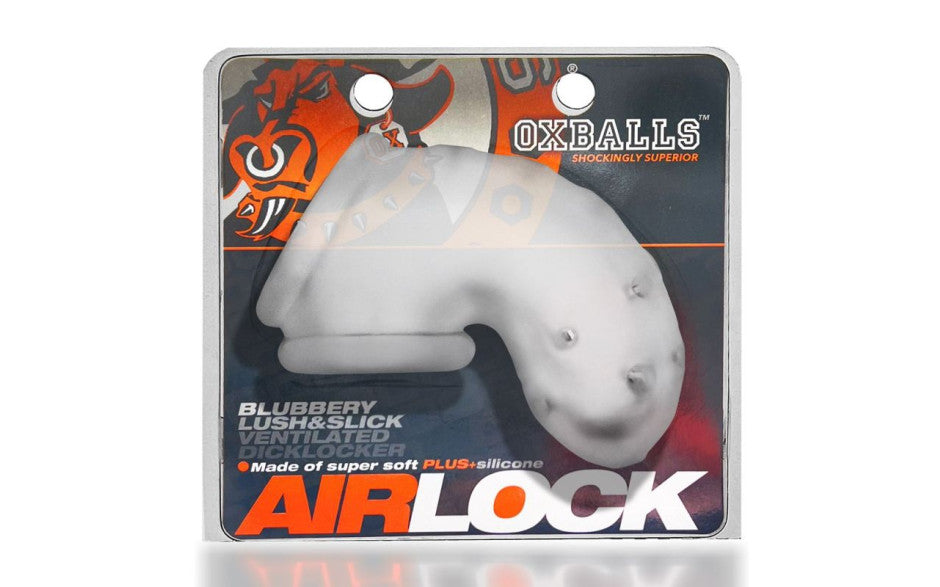 Airlock Air-Lite Vented Chastity Clear Ice
