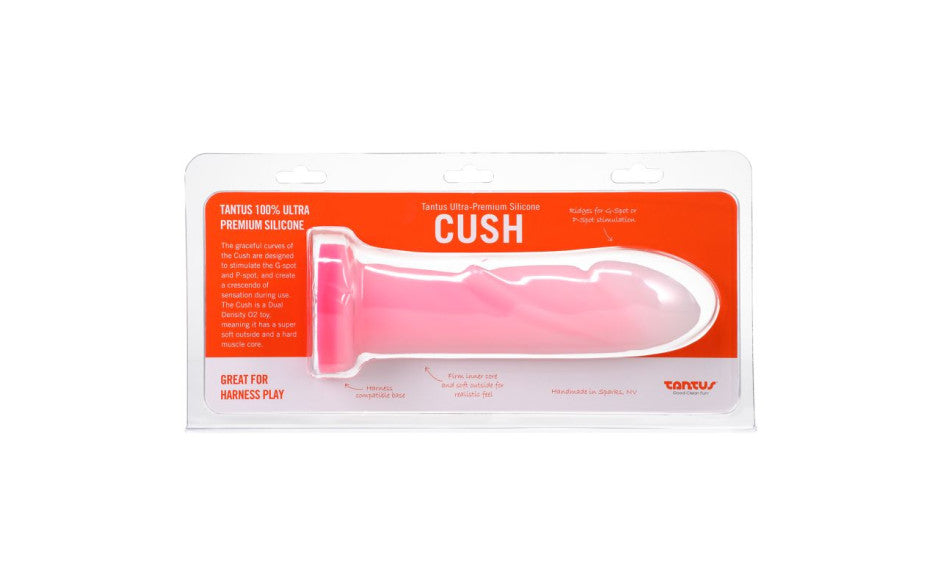 Cush Dual Density Dildo Rose Quartz